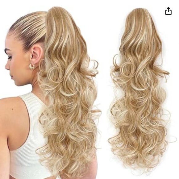 Other - 22" 2-Tone Blonde Ponytail Extension